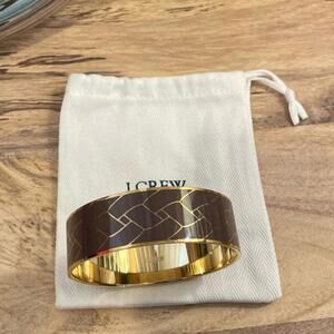 NWOT- J.Crew Bangle Bracelet with Jewelry Pouch